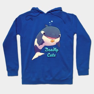 Deadly Cute Orca // Kawaii Whale, Sea Life, Animals Hoodie